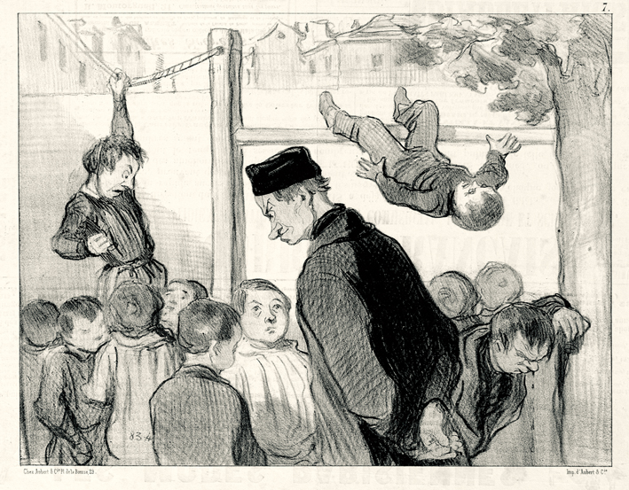  奥诺雷·杜米埃 Honore Daumier ——体操训练成员